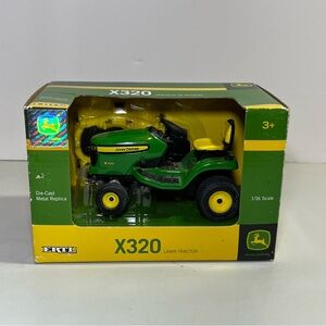 ERTL John Deere X320 Lawn Tractor 1/16 Die-Cast Metal Replica